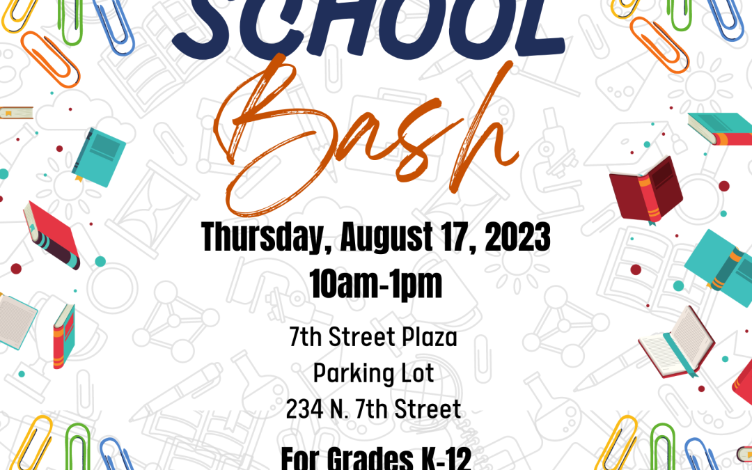 Back to School Bash – COMING SOON!